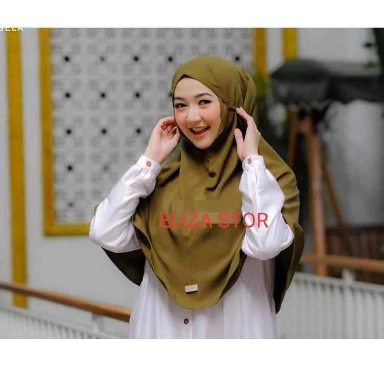 TERDEPAN Bergo Maryam/bergo tali/bergo non pet/Khimar maryam/jilbab instan/kerudung instan/