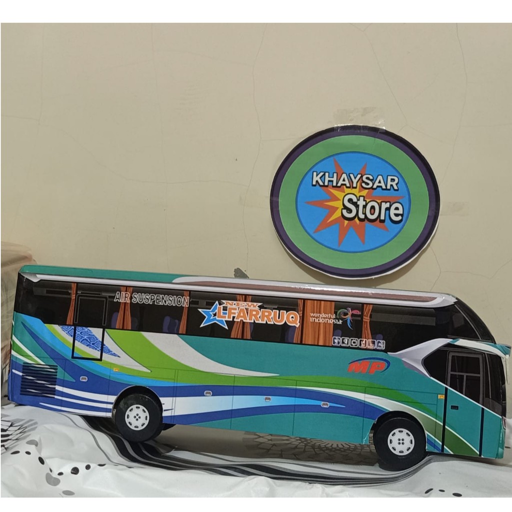 miniatur bus bis / mainan bus bis SR 2 ALFARUQ