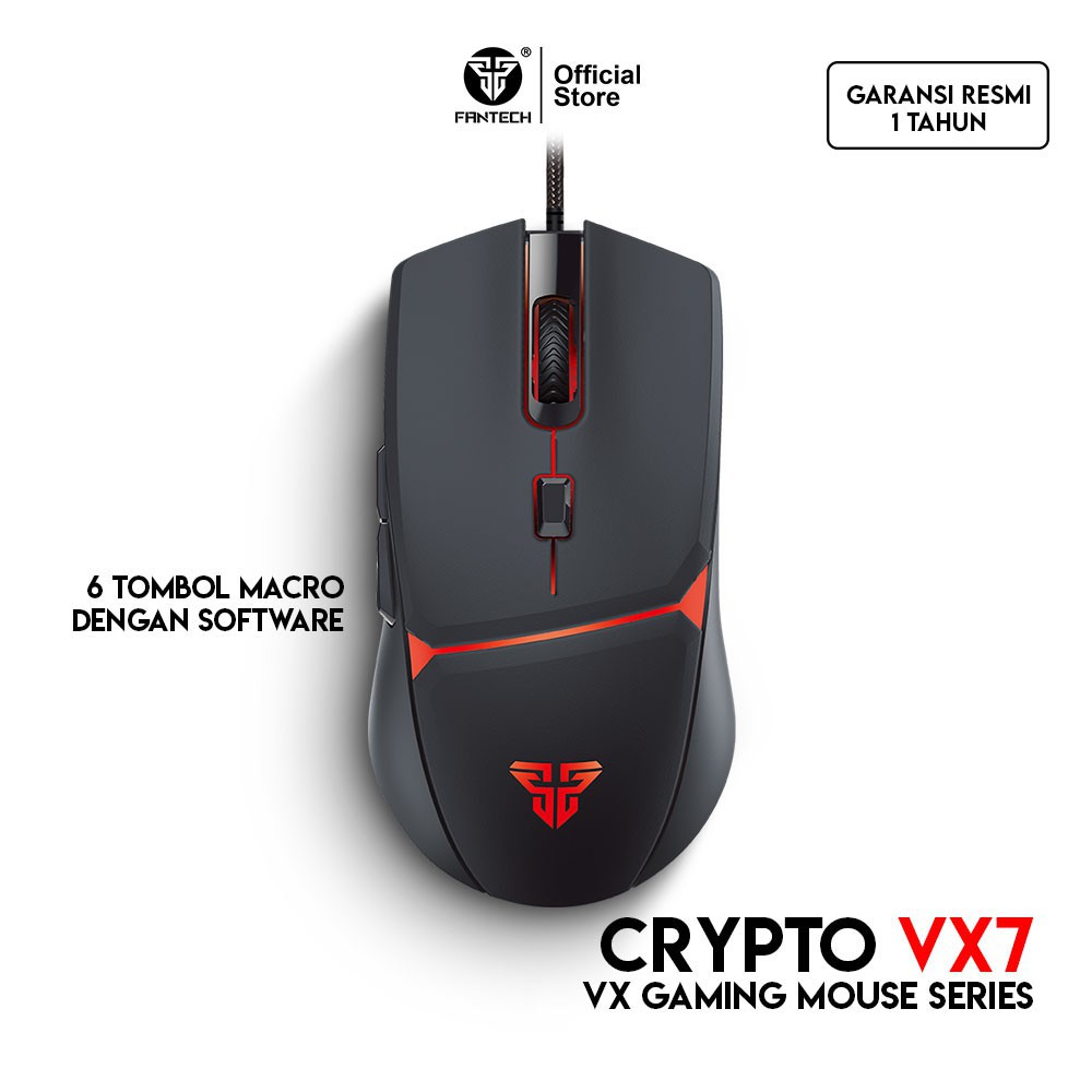 Fantech CRYPTO VX7 Mouse Gaming Macro TERLARIS