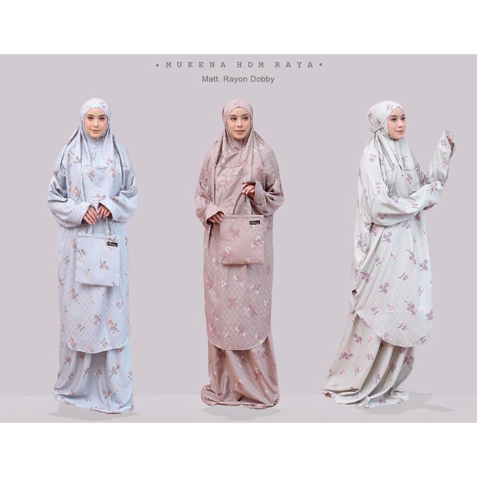 MUKENA HDM RAYA | MUKENA BERLENGAN BY ALUSA BEST SELLER
