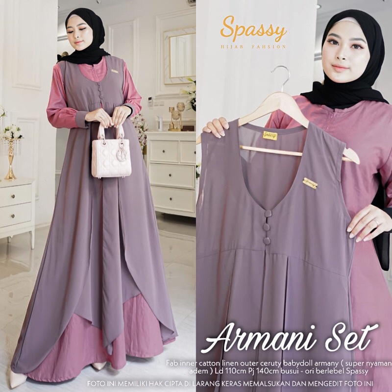 ARMANY GAMIS ORI SPASSY / gamis abaya by Spassy