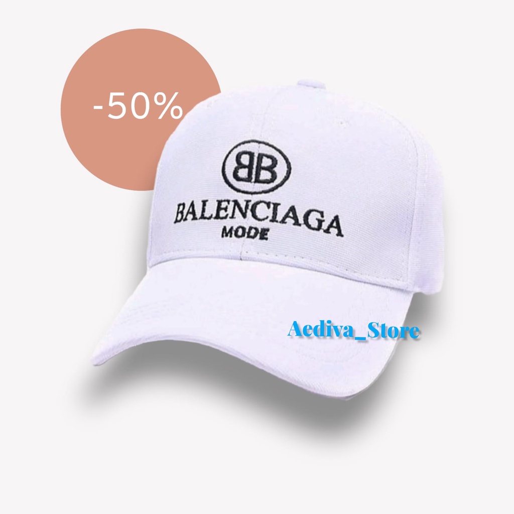 AEDIVASTORE -Topi wanita korea mode B kekinian topi baseball cewek korea terbaru fashion korea style bordir/ Topi terbaru murah kekinian Putih Hitam