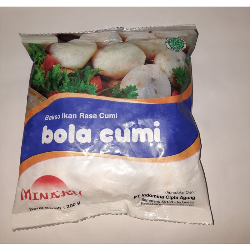 

Bakso Ikan Rasa Cumi Minaku 200gr