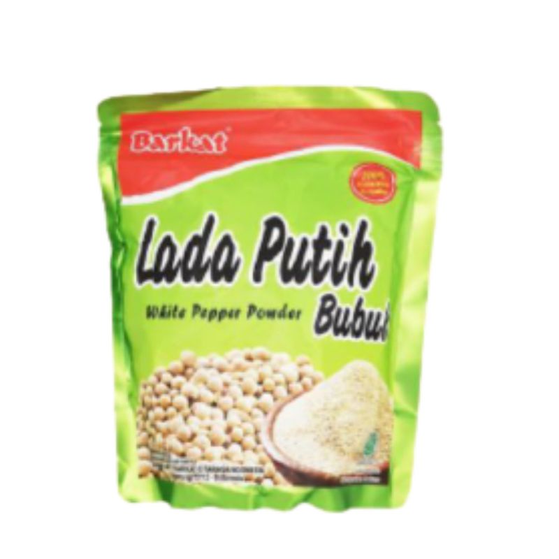 

Bubuk Lada Putih Bubuk Barkat 250 gr