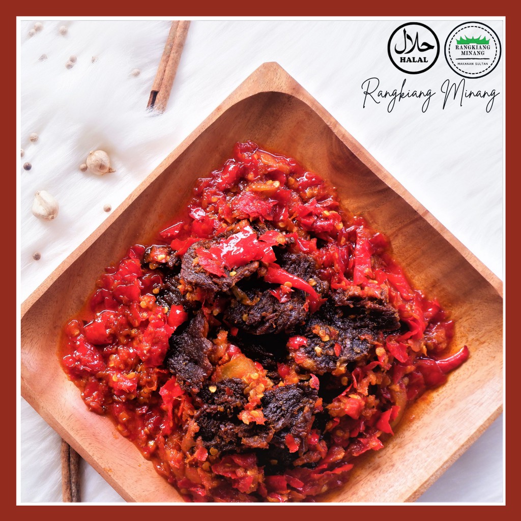 

Dendeng Lambok Balado Daging Sapi Asli Enak Rangkiang Minang