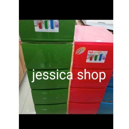 LEMARI PLASTIK SERBAGUNA / LACI KONTAINER EXPANZO LION STAR SUSUN 5