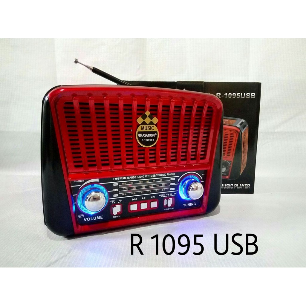 Radio USB Asatron R-1094 AM-FM / SD Card / Rodja / Klasik / Jadul