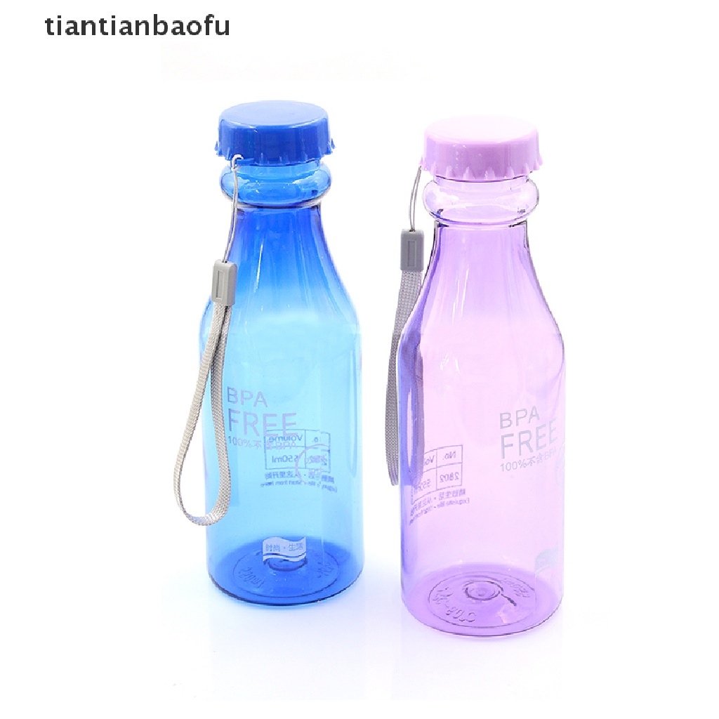 Botol Air Portabel Bahan Plastik Bebas bpa Tahan Bocor Ukuran 500ml Untuk travel