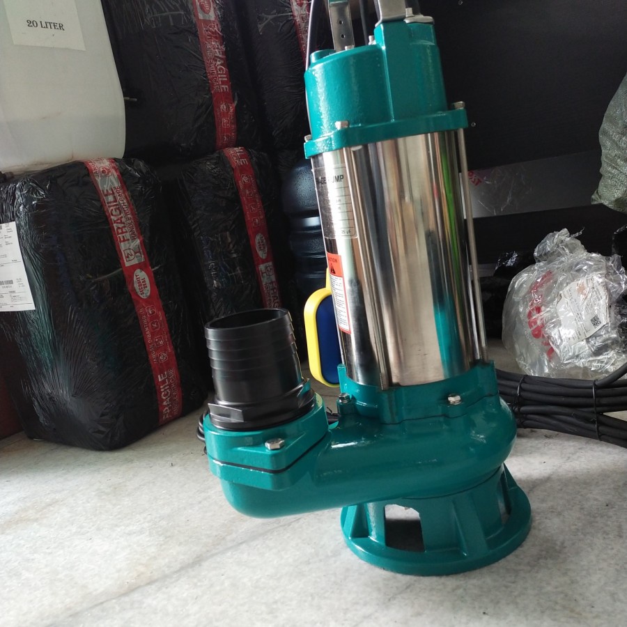 MAXPUMP WQD40-6-1.5AF POMPA CELUP AIR KOTOR SEWAGE PUMP MESIN POMPA AIR CELUP 3INCH 2HP AUTO OTOMATIS WATER PUMP