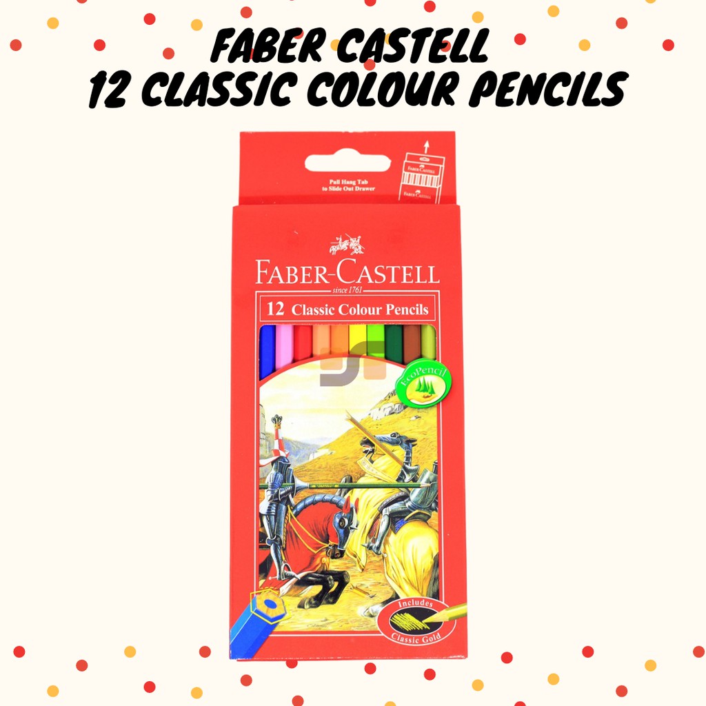 

Color Pen Pensil Warna Anak Faber-Castell Classic 12 Warna