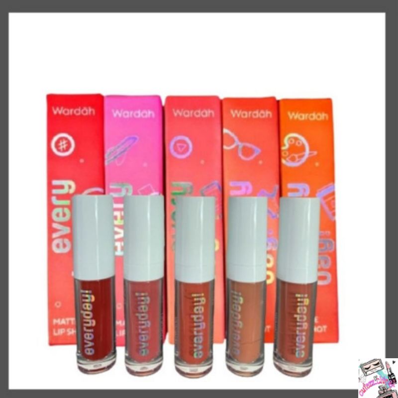 ☃Cutezz_Ching1☃ Wardah Everyday Matte Lip Shot-Lip Cream