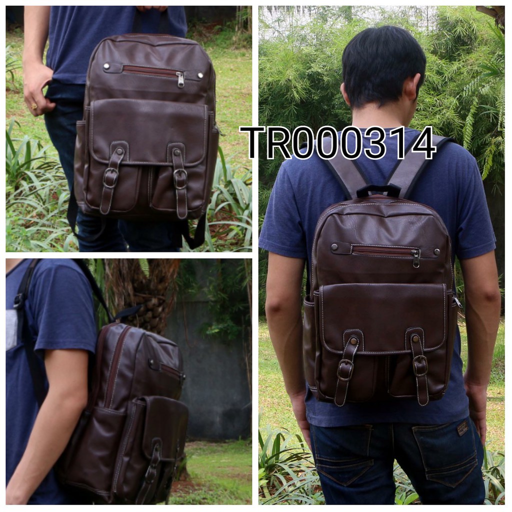 Tas Ransel Cowok Cewek Unisex / Jalan jalan Sekolah / Import TR000314 F-17