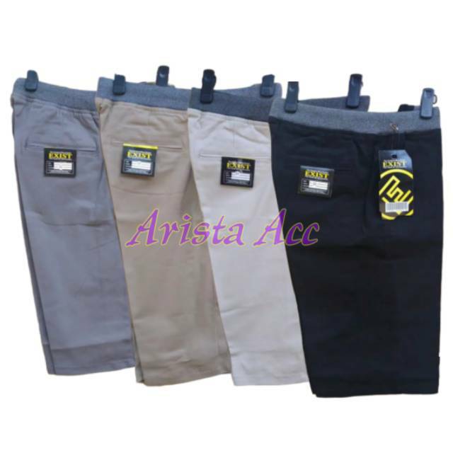 Celana Pendek Distro Pinggang Karet Rip Kolor Exist Premium Casual Formal Chino Surfing celanadistro