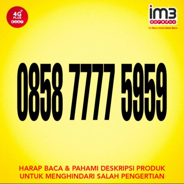 Nomor Cantik Indosat IM3 Ooredoo