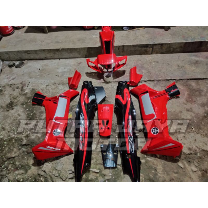 bodi set fiz r caltex merah kap f1zr fiz r force 1 cover bodi set fiz r force 1 f1zr fis r fullset s