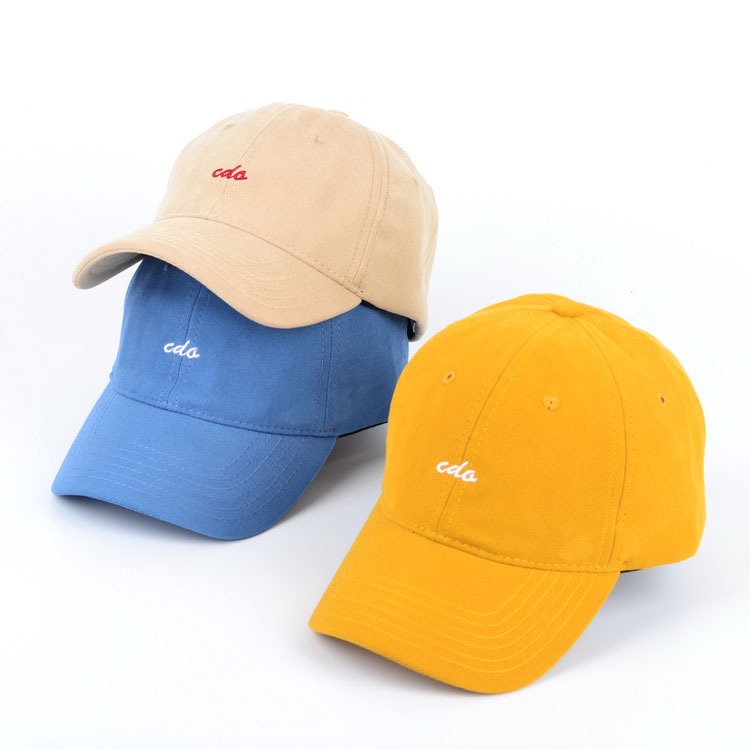 Topi Baseball Motif Bordir Tulisan Gaya Korea Untuk Pria Dan Wanita