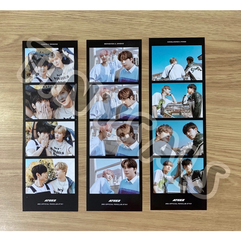 photostrip ateez 3rd fankit