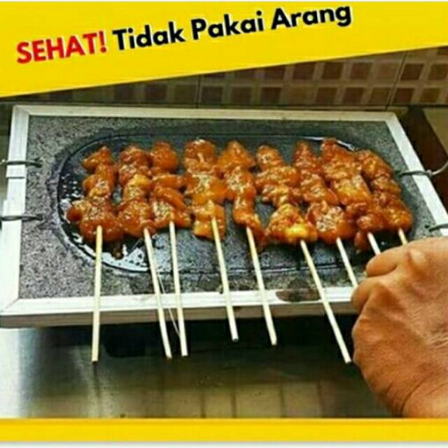 Pemanggang batu granit alami