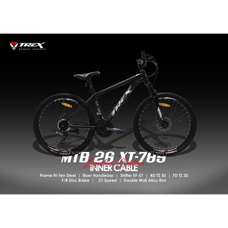promo agustus 26” trex xt789 limited Edition 3x7Sp Disc Brake