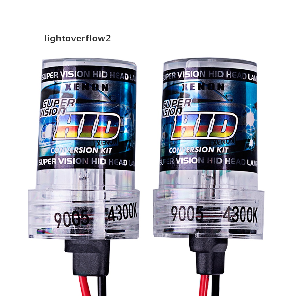 (Light2) 2pcs Lampu Depan Mobil Xenon Hid 35w 4300k 6000k H1 H7 9005