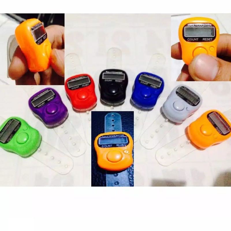 FINGER COUNTER TASBIH DIGITAL ALAT HITUNG ELEKTRONIK IMPORT IMPOR
