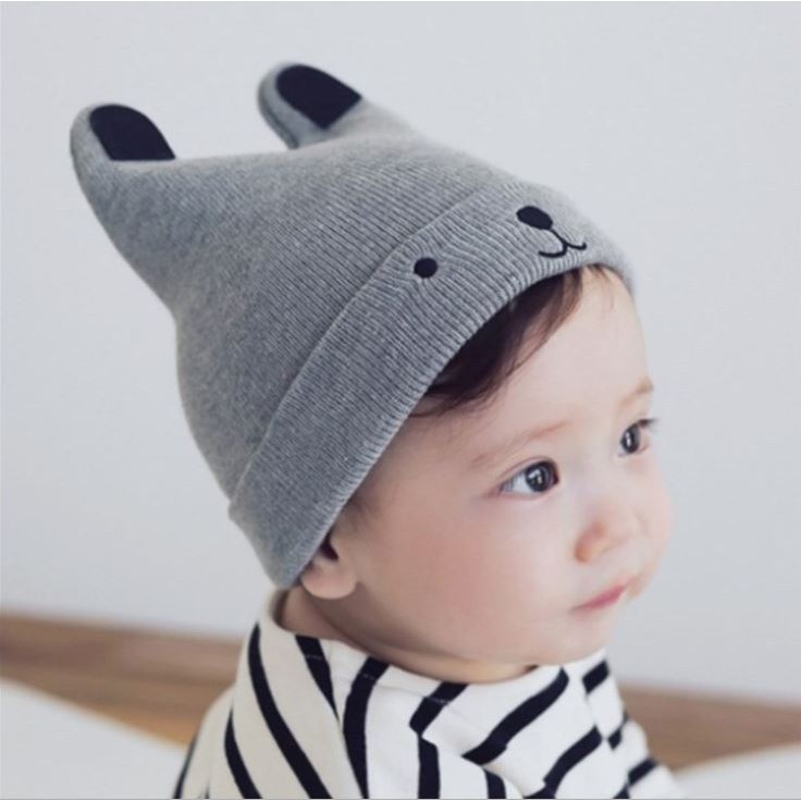 BABY STORE01 - KP103 TOPI KUPLUK RAJUT BAYI TELINGA DOGGY / TOPI KUPLUK UNISEX/ KUPLUK KEREN