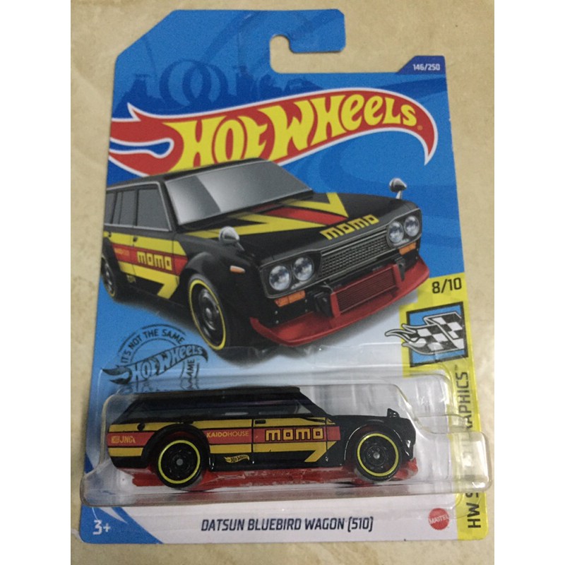 hotwheels hot wheels datsun bluebir 510 wagon momo hitam