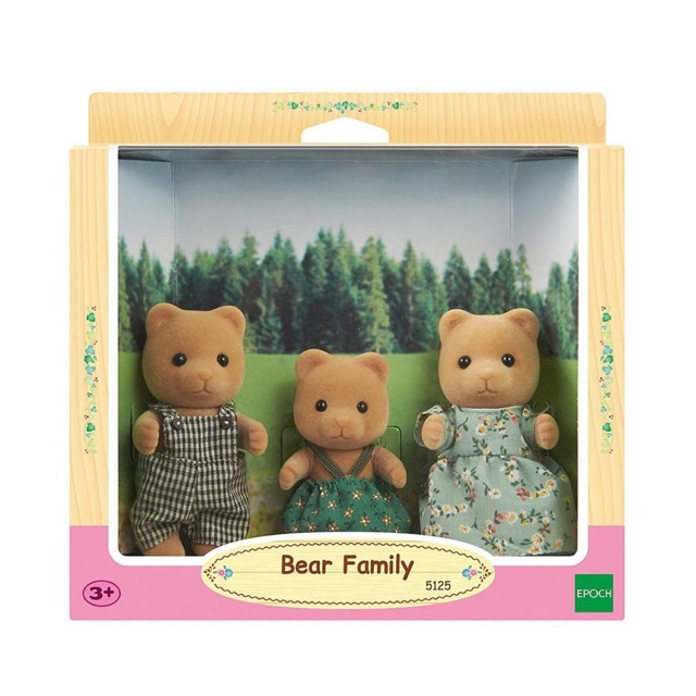 Sylvanian bear family