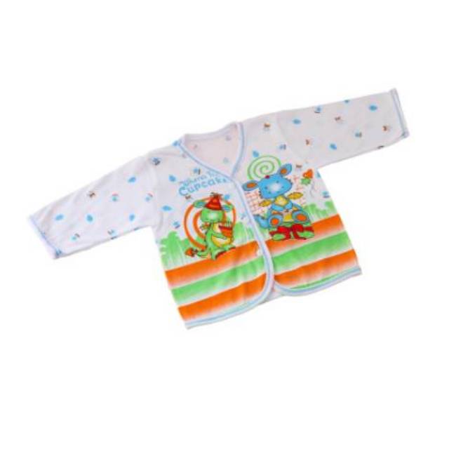 Baju Bayi Lengan Panjang/Baju Bayi Kancing Depan