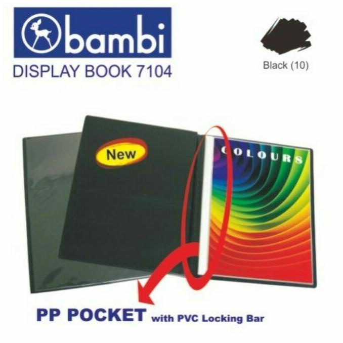 

[[COD]] Display book pp pocket A4 flexible Bambi TERJAMIN Kode 1041