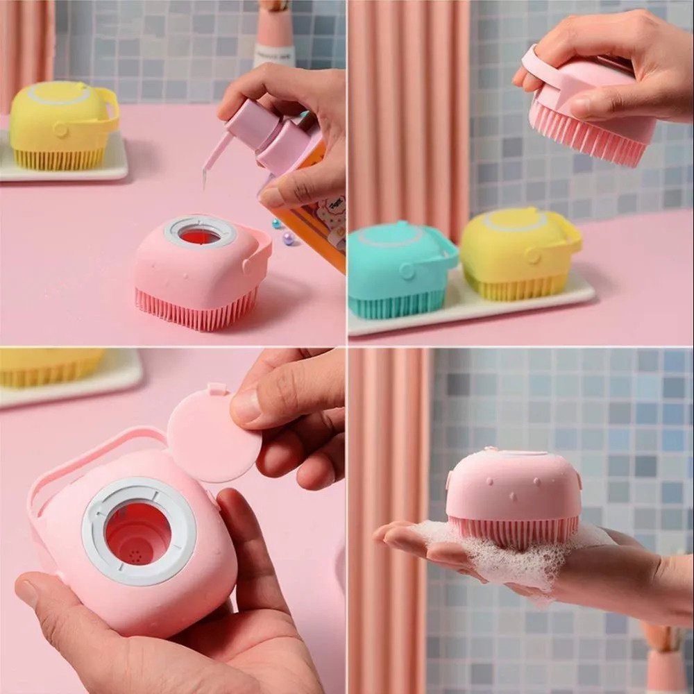 Bath Silicone Body Brush - Silikon Mandi Sikat Gosok Badan