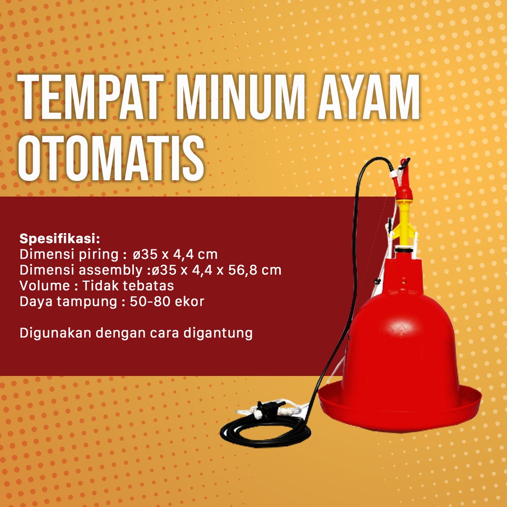 TEMPAT MINUM AYAM OTOMATIS  / TMAO MEDION
