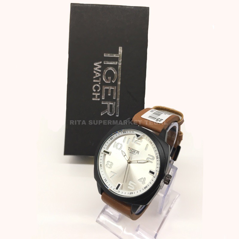 Jam Tangan Pria Tiger watch -Brown