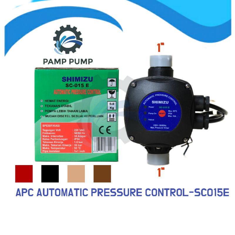 APC AUTOMATIC PRESSURE CONTROL SHIMIZU SC015E / OTOMATIS DIGITAL SHIMIZU