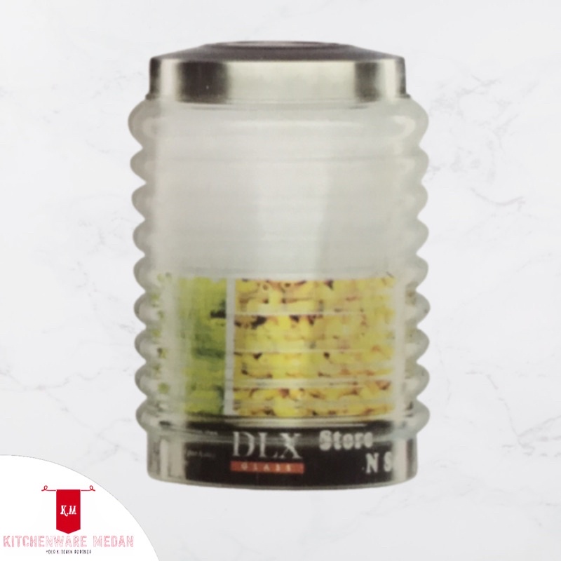 Toples Kaca Glass Jar DLX New Kamma 3