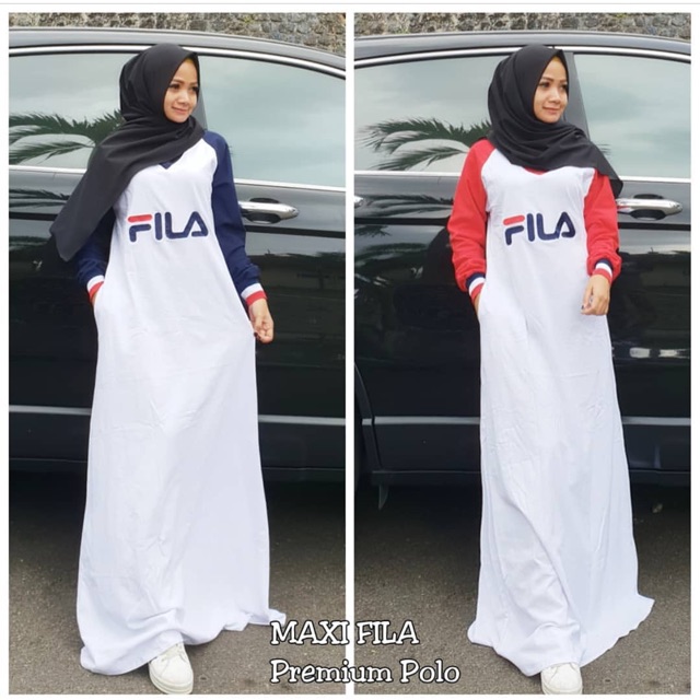 Gamis Fila Maxi 2 Shopee Indonesia