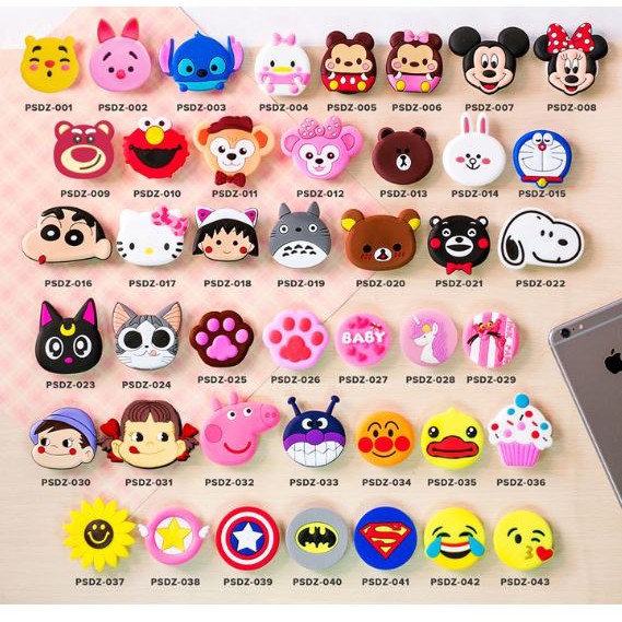 (NCS) Pop Socket HP Karakter Lucu Kartun Character Funny Cartoon PopSocket Air Bag Cell Phone Bracket