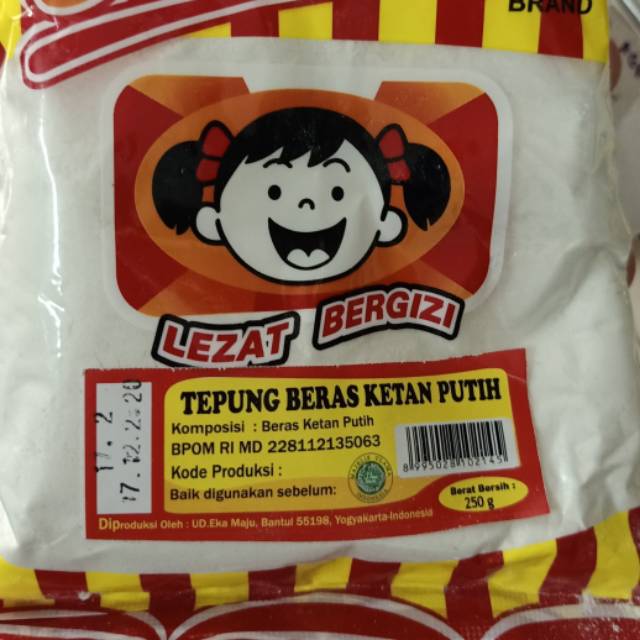 

TEPUNG BERAS KETAN PUTIH SARI TANI 250 GRAM