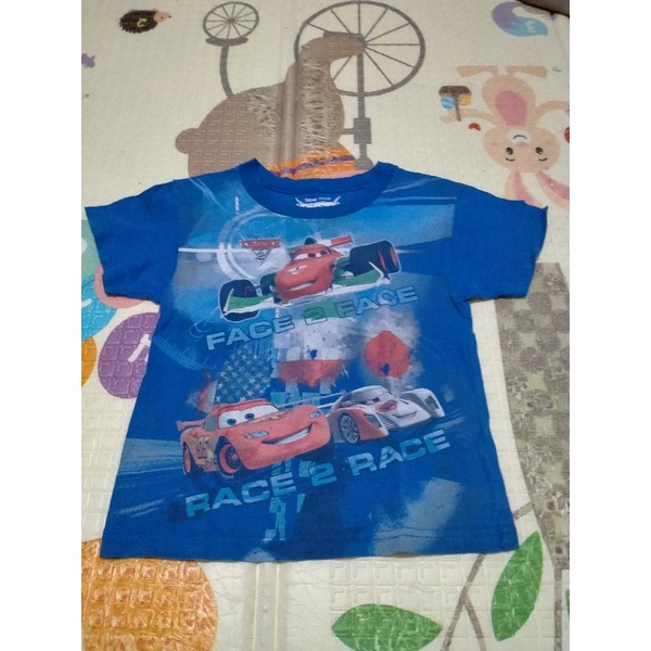 Preloved Kaos Disney Baby Preloved Kaos Cars Disney Pixar Preloved Kaos Anak Disney Kids Cars Blue