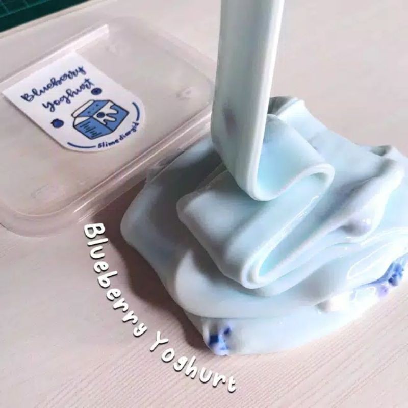 

Slime diary Blueberry yougurt
