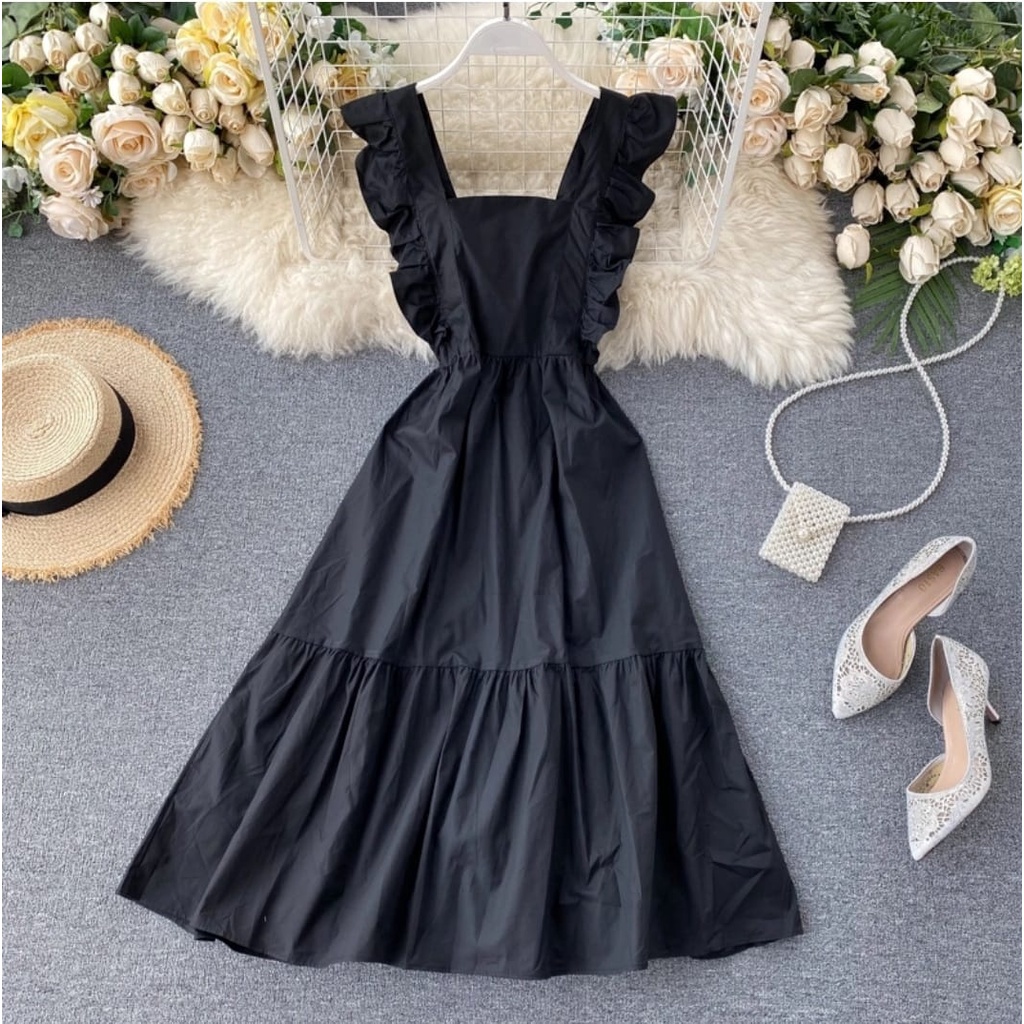 [NSFK] Dress Wanita / Dress Korea Murah / Longdress Casual / Dress / Baju Dress Wanita Terbaru