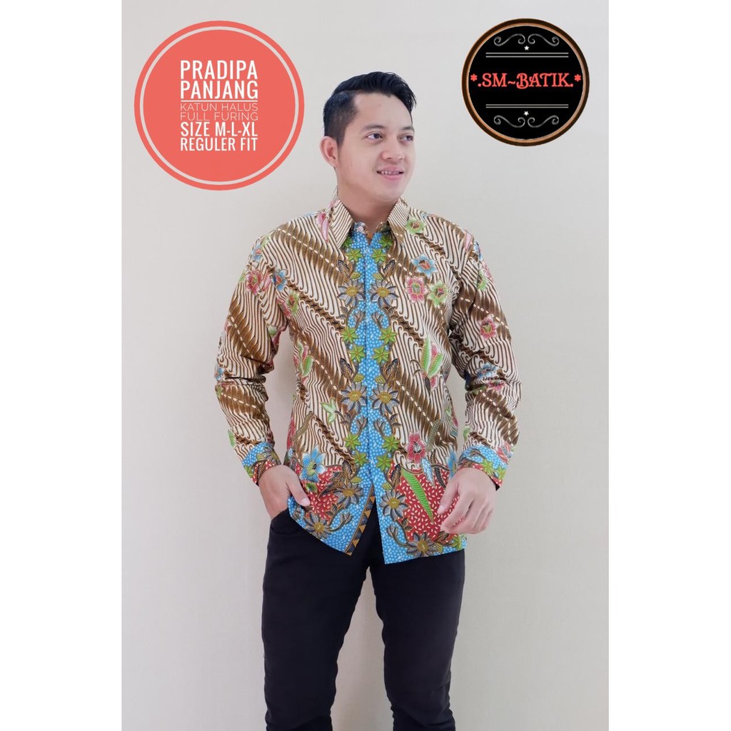 PRADIPA / BATIK PRIA LENGAN PANJANG / by SM-BATIK / 10.3