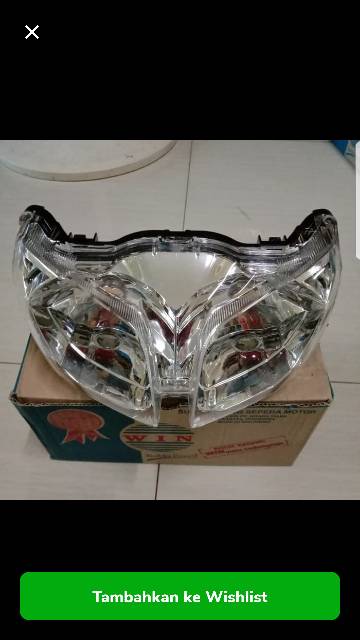 reflektor/ lampu depan jupiter Z'10