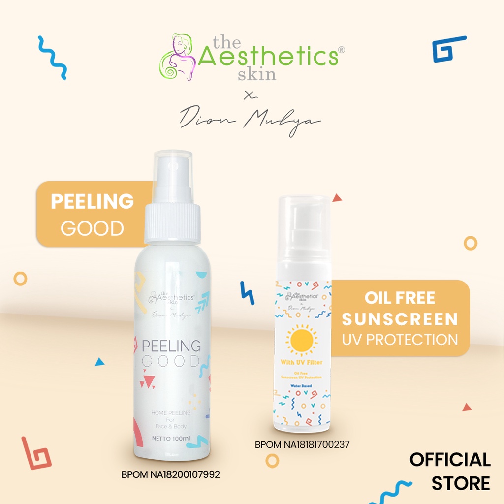 [PROMO 2 PCS] The Aesthetics Skin x Dion Mulya Oil Free Sunscreen UV Protection