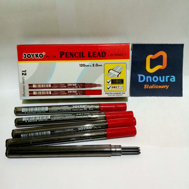 

ECER ( 1 TUBE ) Refill Isi Ulang Pensil Mekanik Joyko PL-10 2.0mm