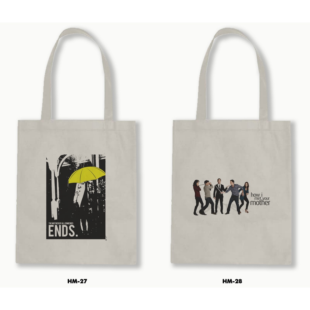 TOTE BAG BLACU - HOW I MET YOUR MOTHER / HIMYM 02