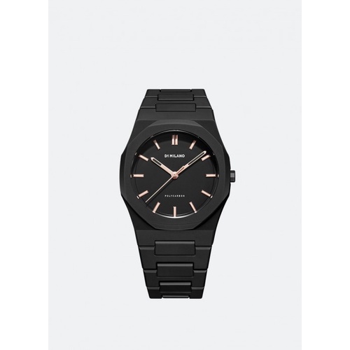 D1 Milano Polycarbon 2019 Black with Rose Gold - PCBJ12