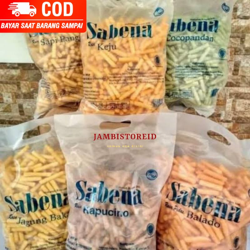 

(JAMBISTOREID) JAMBI LANGSUNG KIRIM Stick Sabena 360gram Stik Ciki Rasa Balado Sapi Panggang Pandan Keju Capuccino Jagung Bakar Kari Ayam Oleh-Oleh Souvenir Makanan Krupuk Kerupuk Stik Jambi