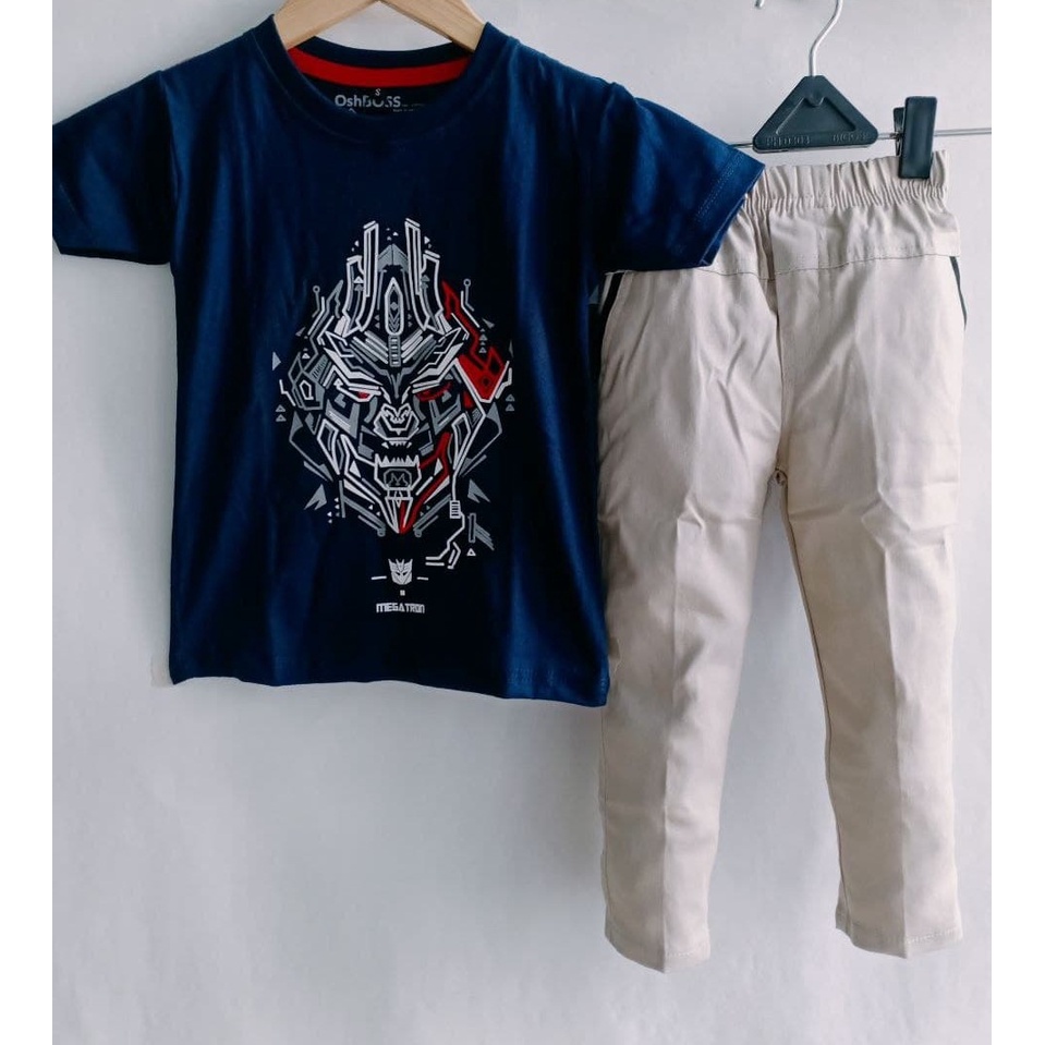 COD BAJU STELAN ANAK LAKI LAKI KAOS DISTRO  DAN CELANA CHINO PANJANG USIA 1-10 THN PART 1-8