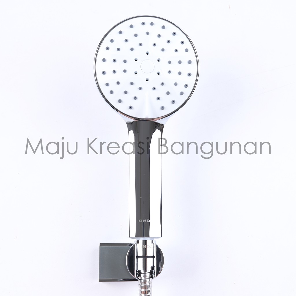 Hand Shower ONDA SO SS Chrome Kamar Mandi Tipe SOSS Kepala Bulat Toilet Termasuk Selang Fleksibel